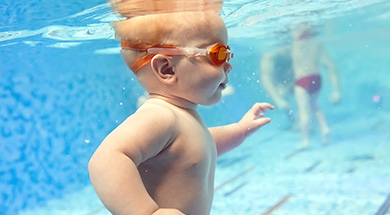 Baby In Pool