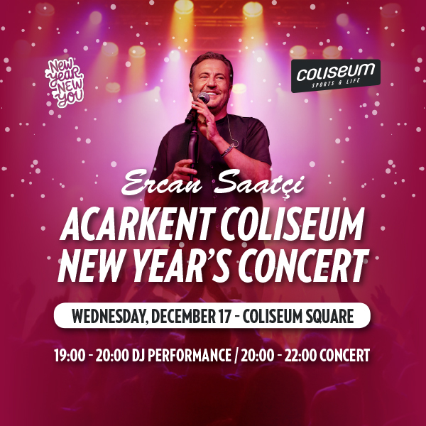 We're saying hello to the New Year with Ercan Saatçi at Coliseum!
